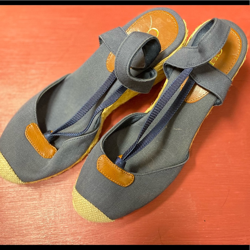Chaps Wedge Sandals
